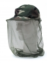 Behr Camouflage Mütze mit Moskitonetz