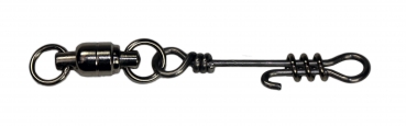 Zeck Fishing Ball Bearing Swivel + Twistlock Snap 72 kg