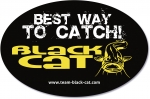 Black Cat Aufkleber 14,5 x 9,5 cm